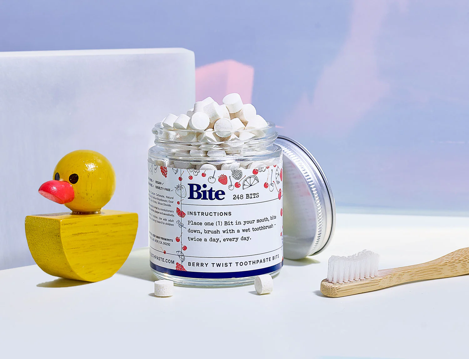 Bite toothpaste bits product